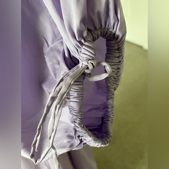 NWT Harshman Belle Lavender Long Sleeve Maxi Dress Size 2X and 3X - Picture 8 of 15